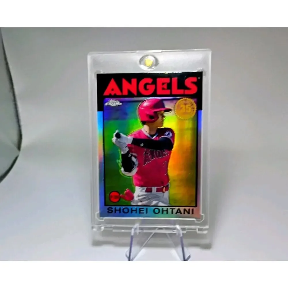 Shohei Ohtani 2021 Topps Chrome REFRACTOR 35th Anniversary Silver #86BC-9 - Picture 2 of 7